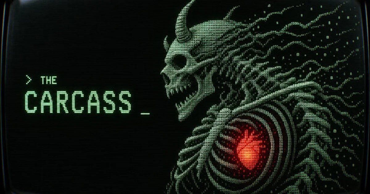 In cosmic roguelike The Carcass, you build a colony inside the corpse of a god that’s slowly becoming aware of you