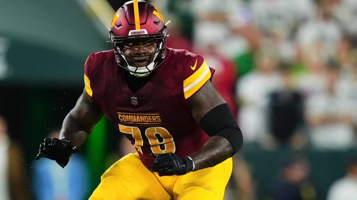 Commanders’ Laremy Tunsil diagnosed with torn triceps, could miss most of 2026 season