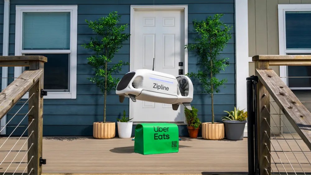 Uber, Zipline Target 1M Daily Drone Deliveries by 2029