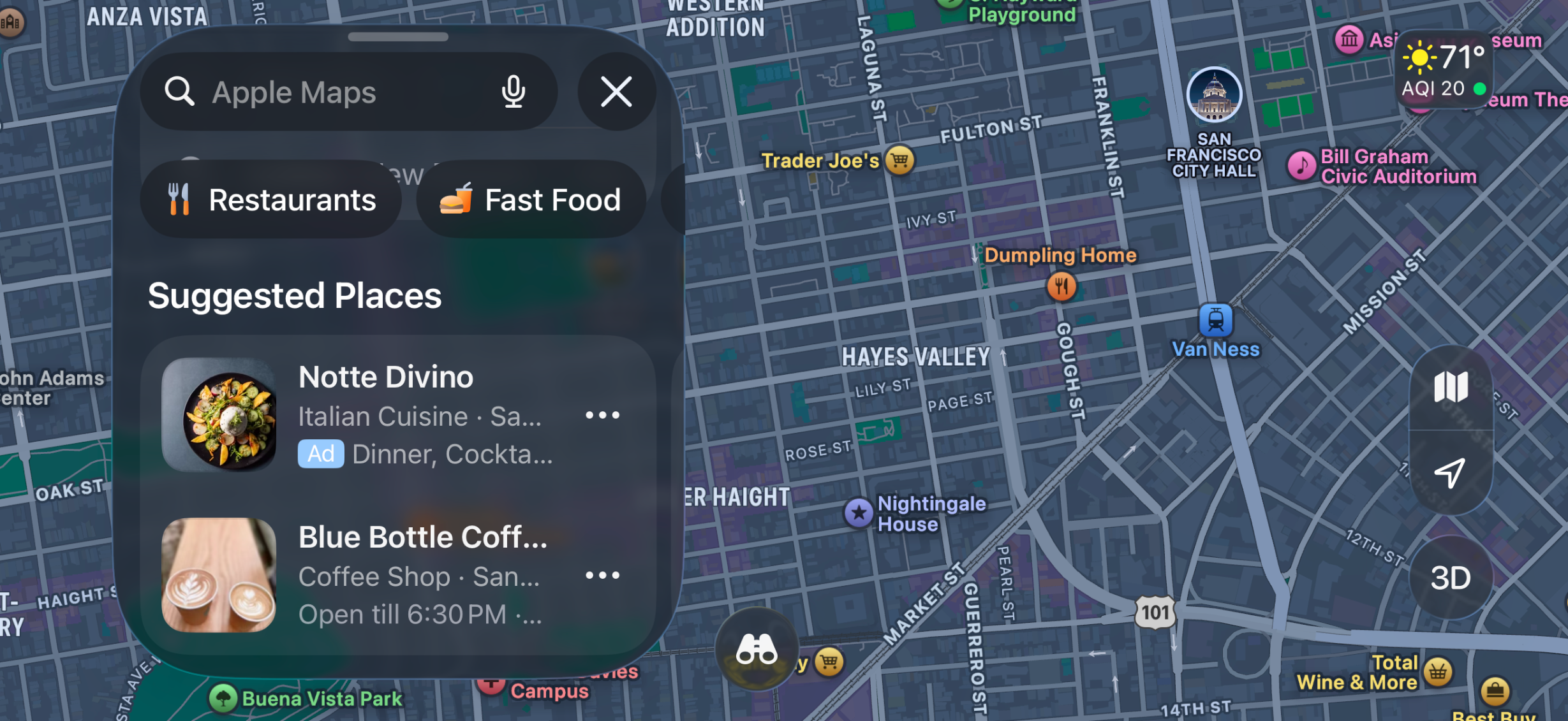 Apple Maps Has Ads Now. They Might Not Be Terrible, but You Can’t Turn Them Off