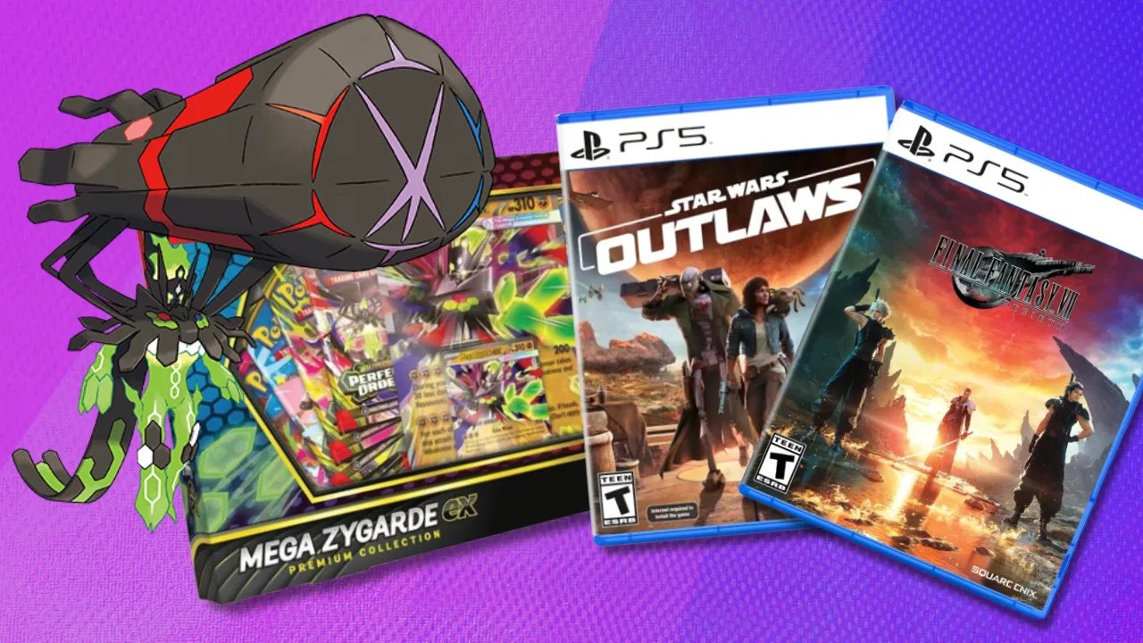 Today’s Top Deals: Pokémon Mega Zygarde ex Premium Collection, $12 Star Wars Outlaws, and 27″ Samsung Gaming Monitor