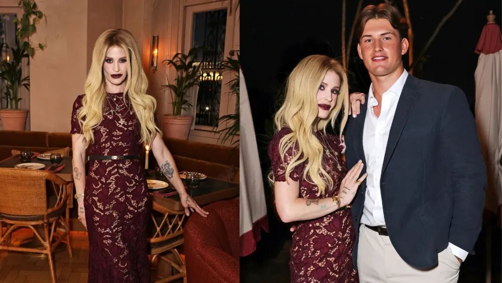 Kelly Osbourne Hosts Dinner Wearing Monochrome Ensemble in London