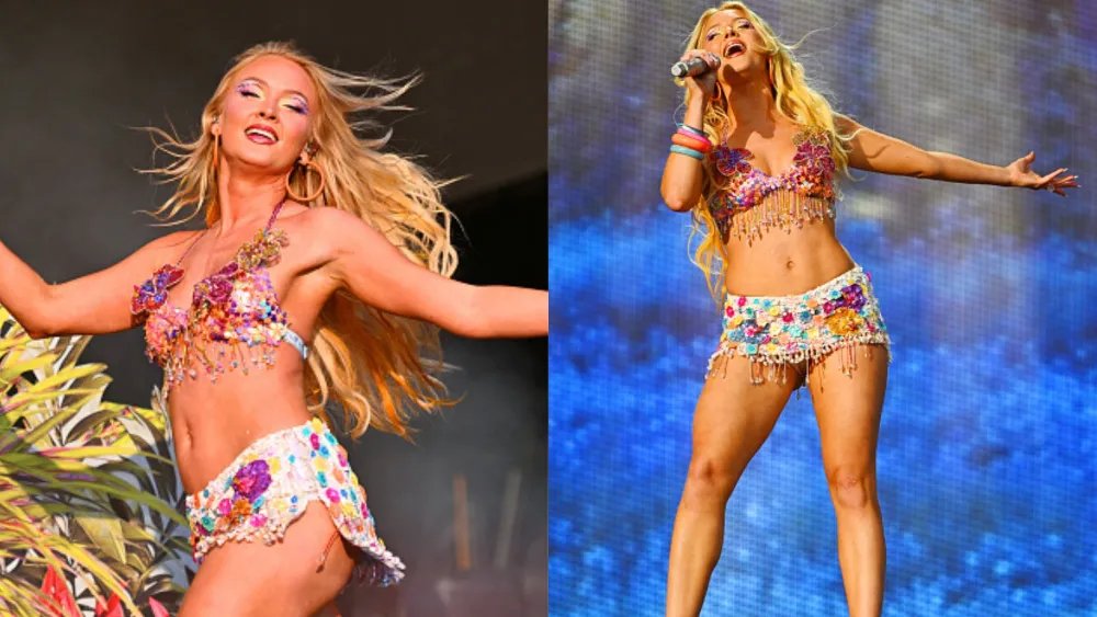 Zara Larsson Shines On Stage In Sequin Set At All Points East 2026