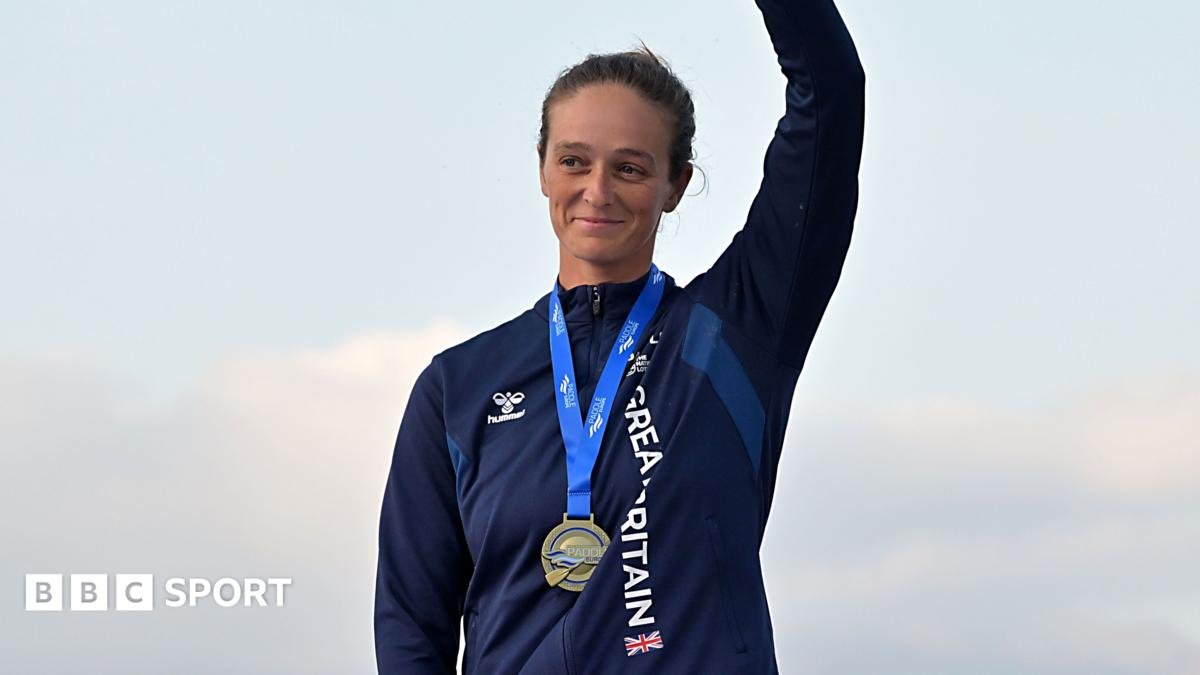 Franklin wins three canoe medals at European championships