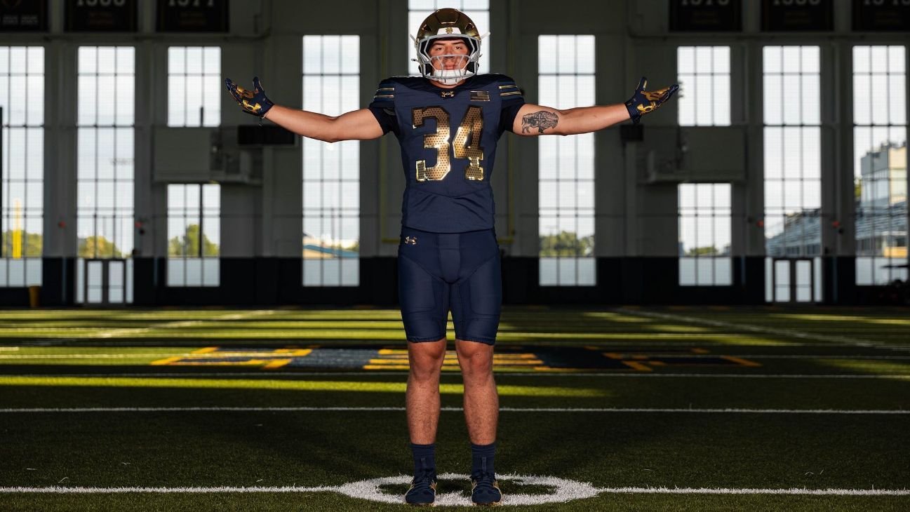 Notre Dame and Wisconsin’s alternates top best jerseys of CFB Week 1