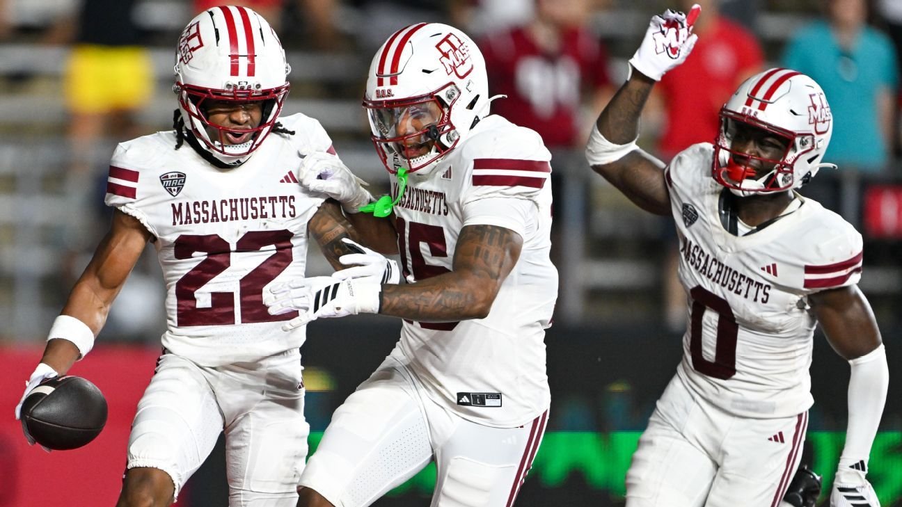 College football Bottom 10 after Week 1: UMass turns it upside down