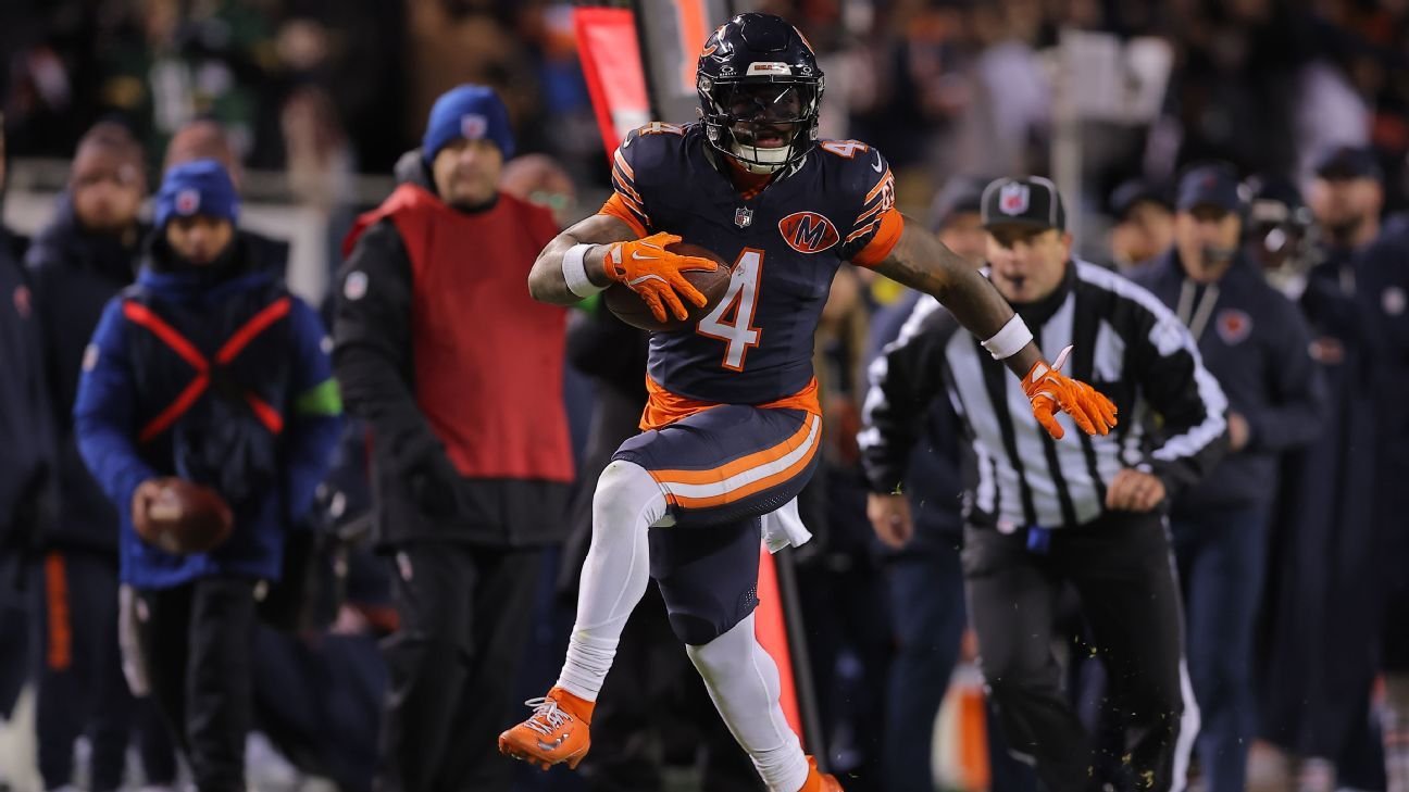 Sources: Bears, RB Swift agree to 3-year, $33.75M extension