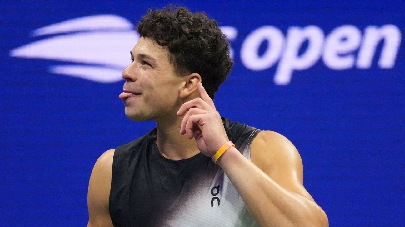 Ben Shelton’s shot at history comes Sunday in the US Open final