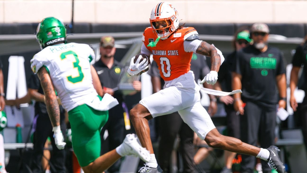 Oklahoma State stuns No. 6 Oregon, ending 21-game FBS skid