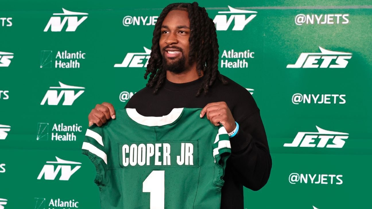 Source: Jets rookie WR Cooper Jr. put on IR with sprained ankle