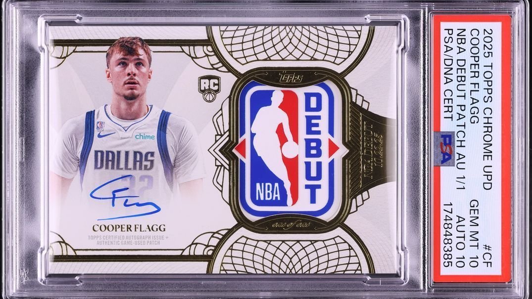 Cooper Flagg’s rookie debut patch card sells for record $8.04 million