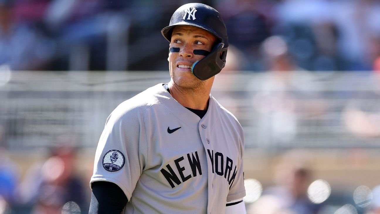 Aaron Judge takes BP as Yankees’ roster call nears