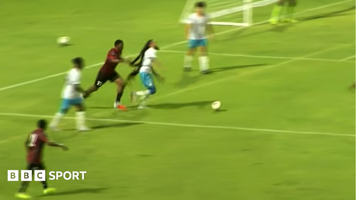 Two Antigua and Barbuda players sent off for pulling Anguilla player’s dreadlocks