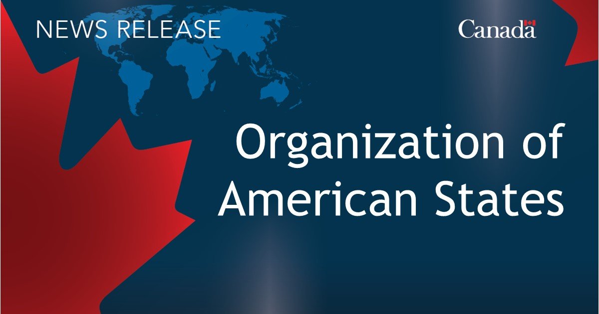 Parliamentary Secretary Oliphant to travel to Paraguay to attend the General Assembly of the Organization of American States