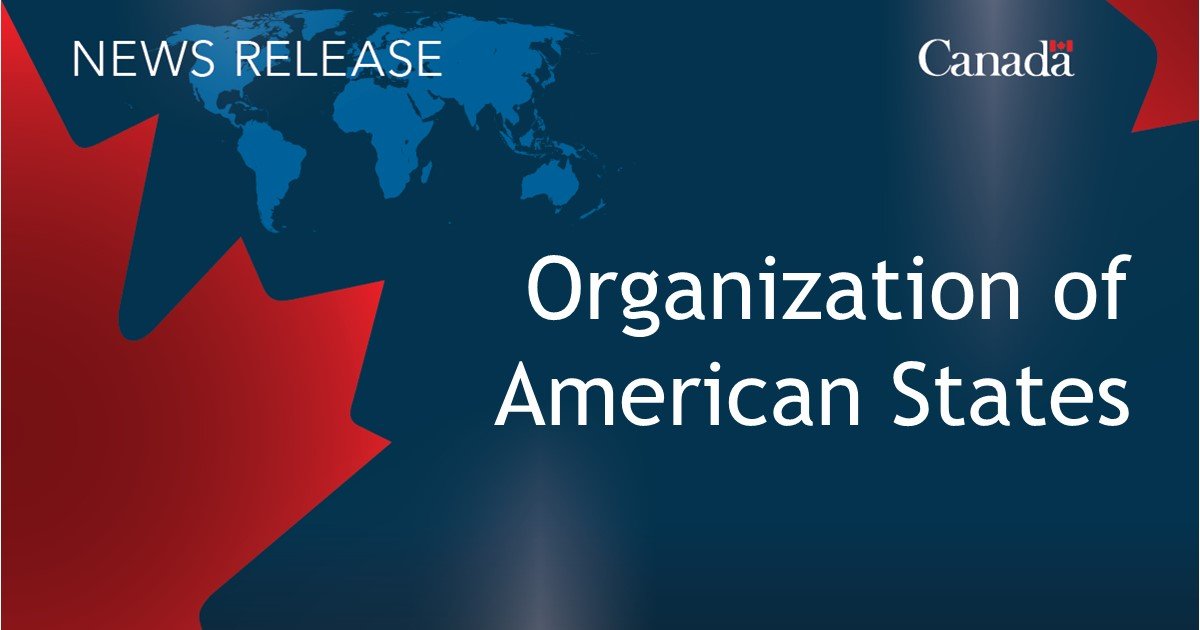 Parliamentary Secretary Oliphant concludes participation in General Assembly of Organization of American States and announces new funding to support Colombia’s peacebuilding process