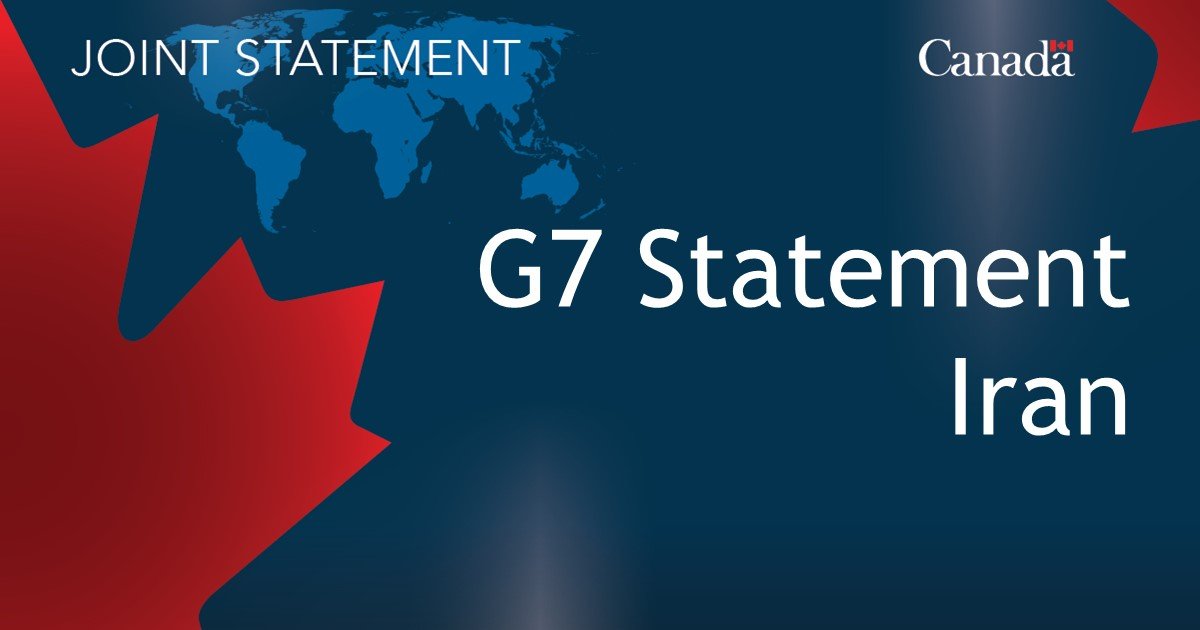 G7 Foreign Ministers’ Statement on Iranian missile transfer to Russia