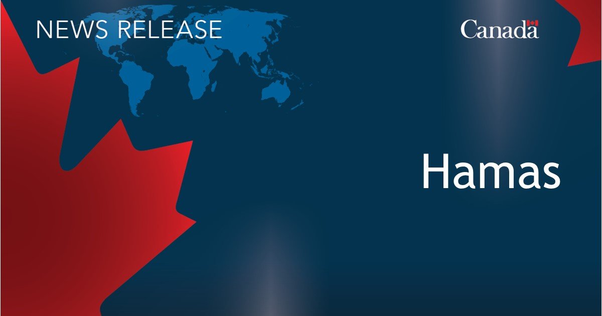Canada imposes additional sanctions in response to Hamas’ terrorist attacks against Israel