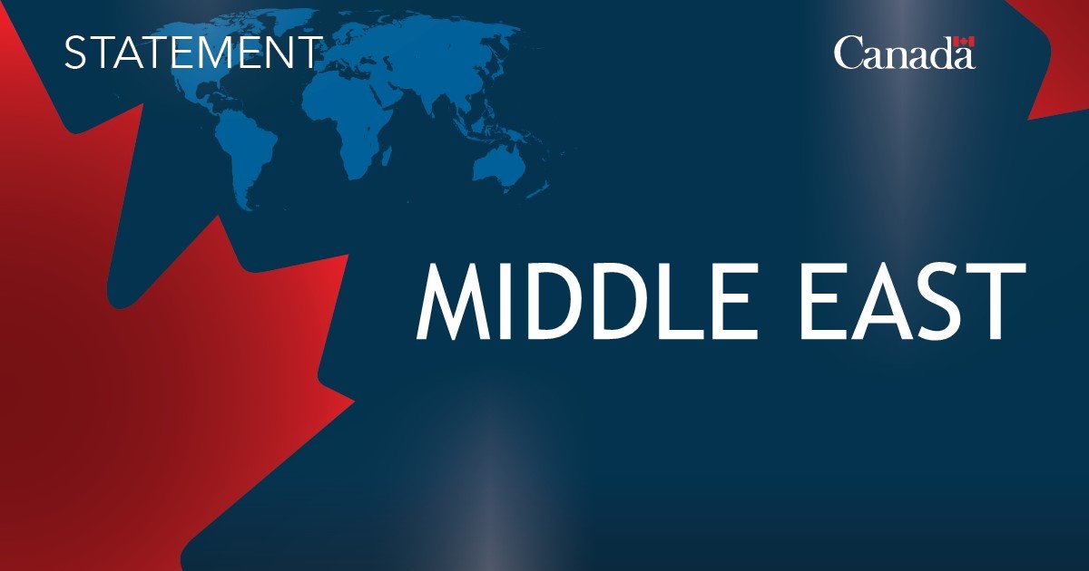 Statement by ministers Joly and Hussen on recent events in Middle East