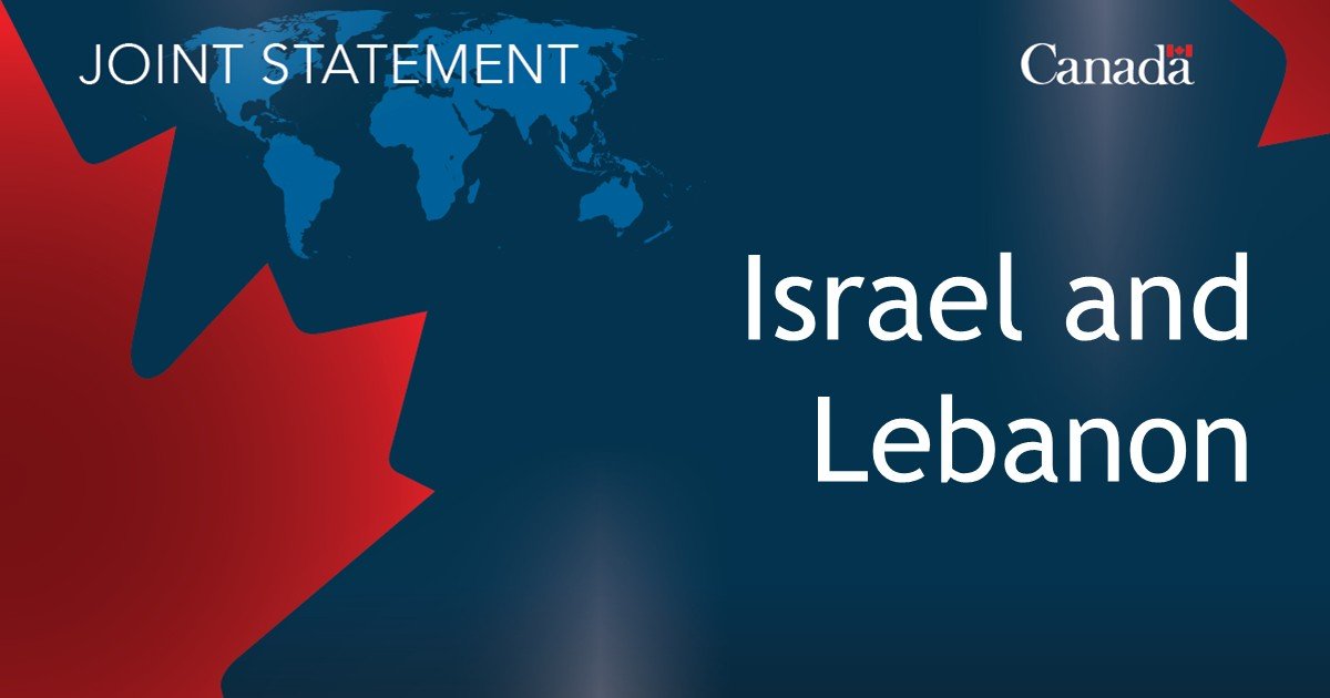Joint statement on situation between Hezbollah and Israel