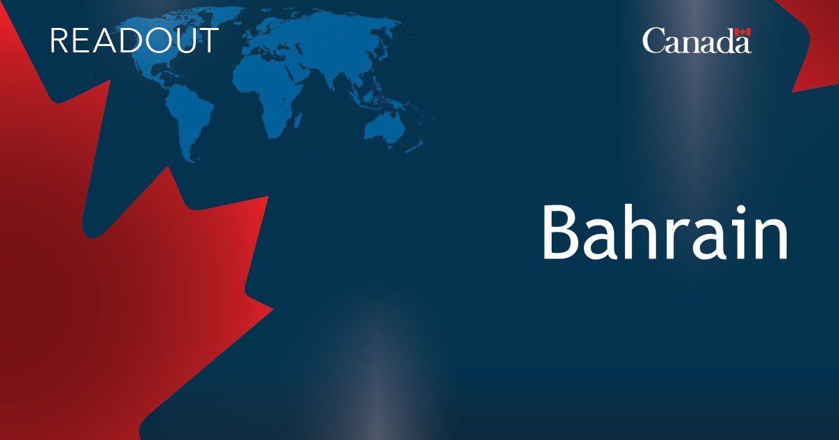 Minister Anand meets with Minister of Foreign Affairs of the Kingdom of Bahrain
