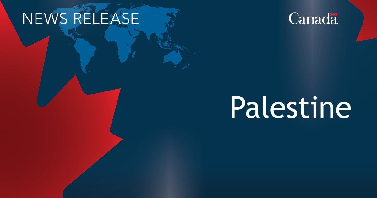 Minister Anand announces new funding for Palestinians amid crises in Gaza and the West Bank