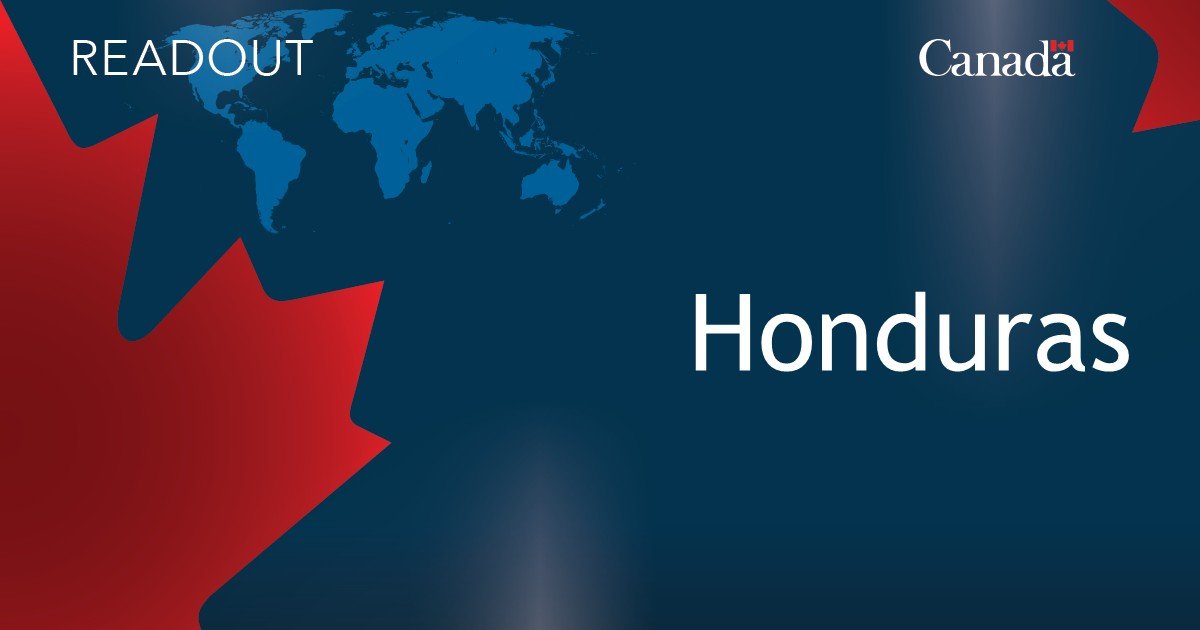 Minister Anand meets with Honduras’ Secretary of Foreign Affairs and International Cooperation