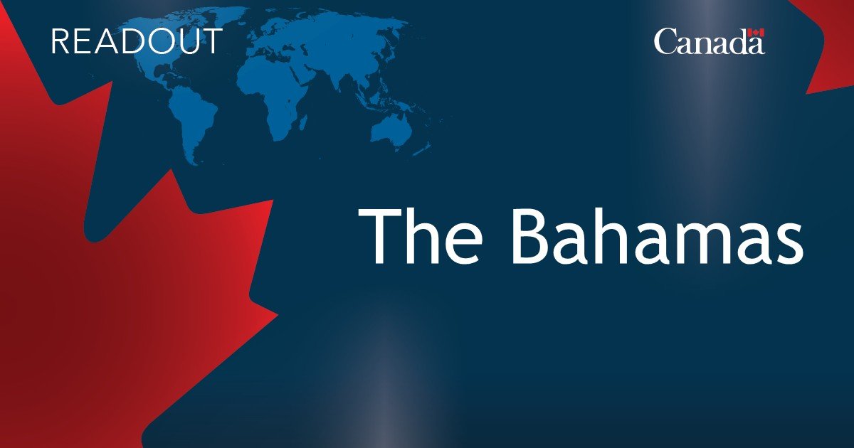 Minister Anand meets with Minister of Foreign Affairs and Public Service of The Bahamas