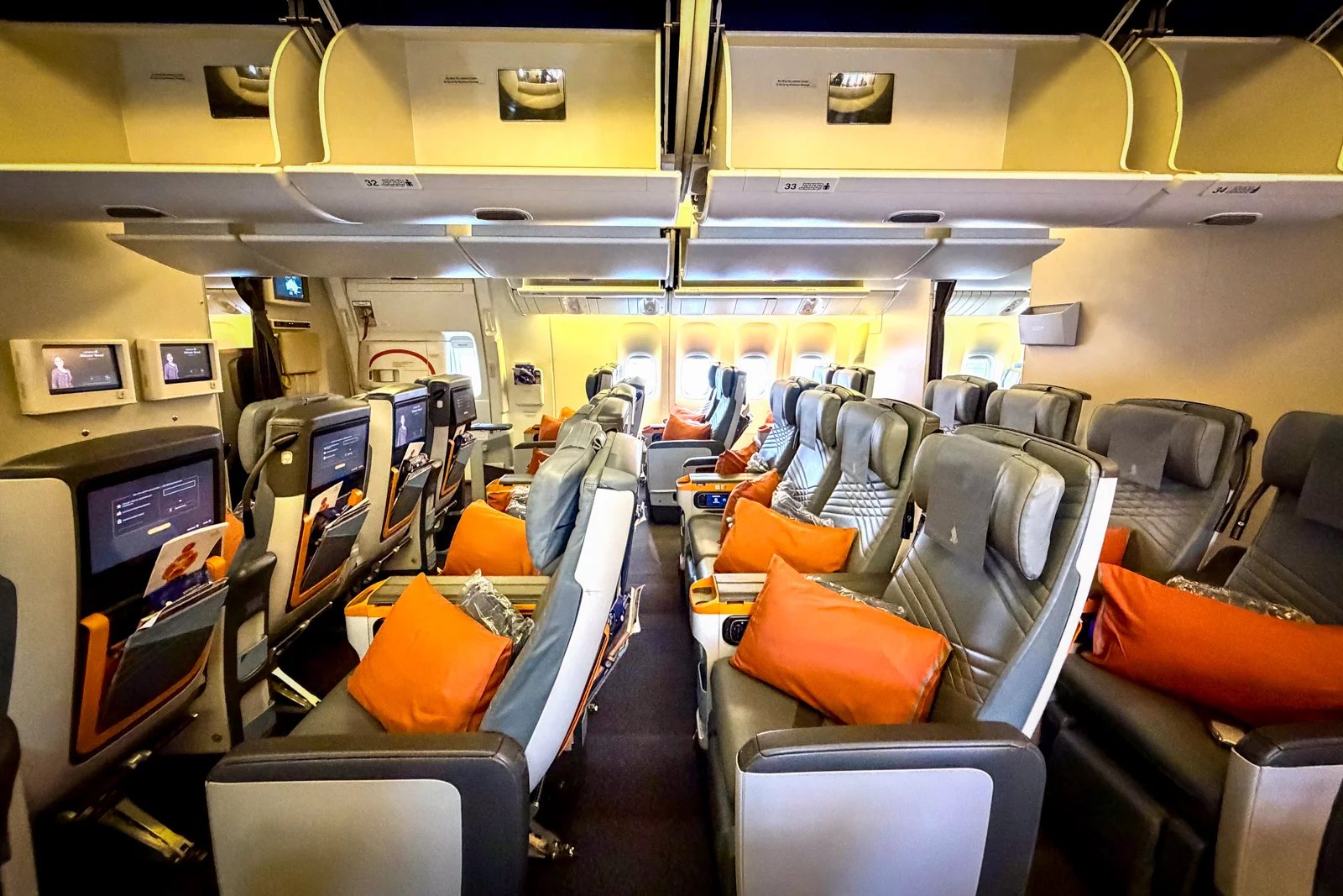 Singapore Airlines premium economy on the 777