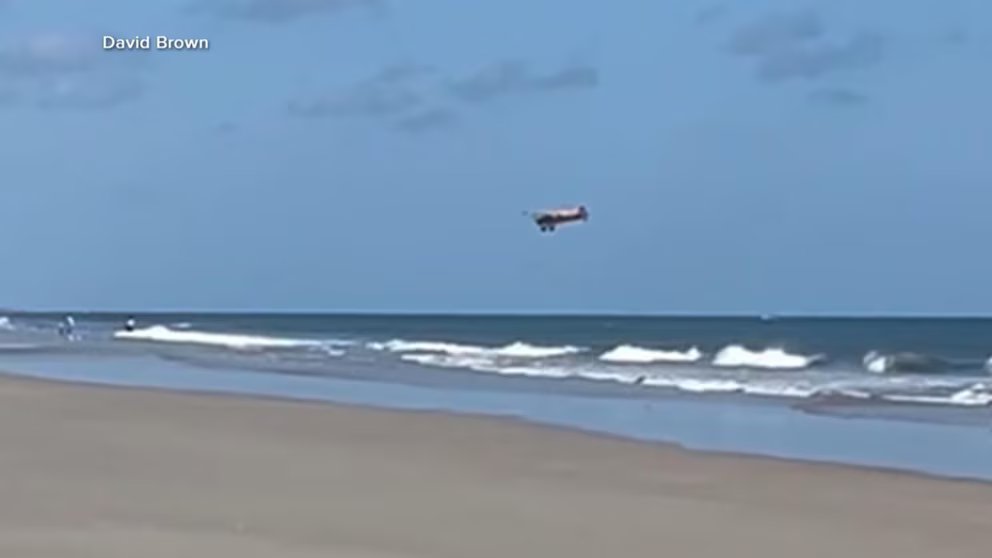 WATCH:  New video shows plane crashing off Florida beach