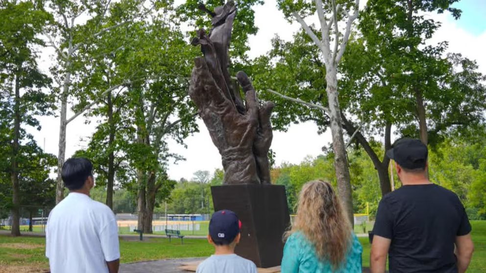 WATCH: 9|11 statue being moved to public park in Pennsylvania ahead of 25th anniversary