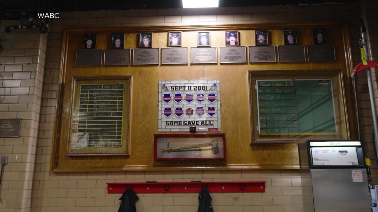 A firehouse tribute to the nine men who never came home after 9/11