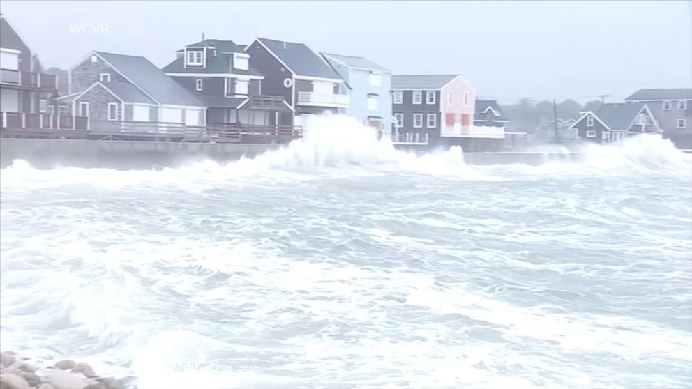 WATCH:  Nor'easter leaves trail of damage from New York to Maine