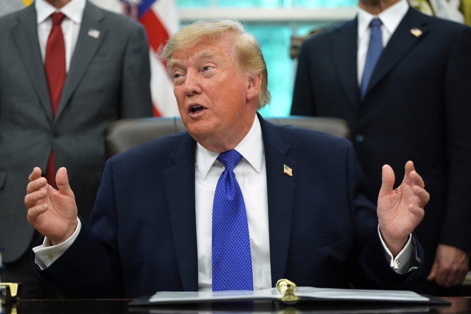 Trump says he expects Canada trade deal within weeks as import ban looms