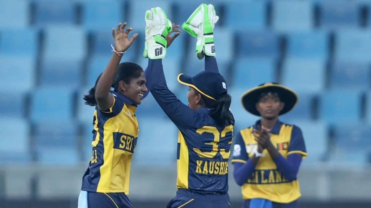 Nilakshika fifty, Athapaththu seven-for rescue Sri Lanka against Indonesia