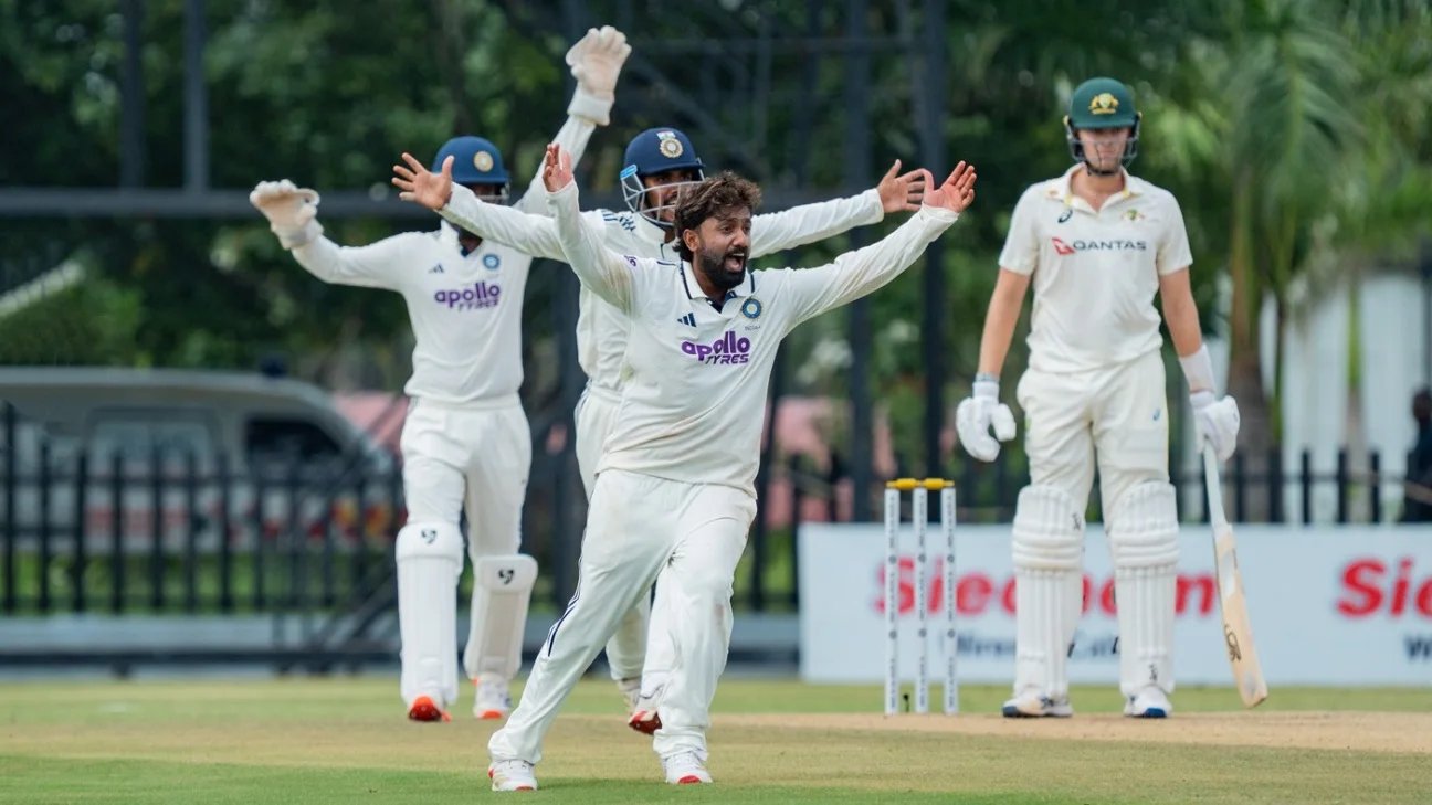 IND-A vs AUS-A 2026/27, IND-A vs AUS-A 1st unofficial Test Match Report, September 22 – 25, 2026