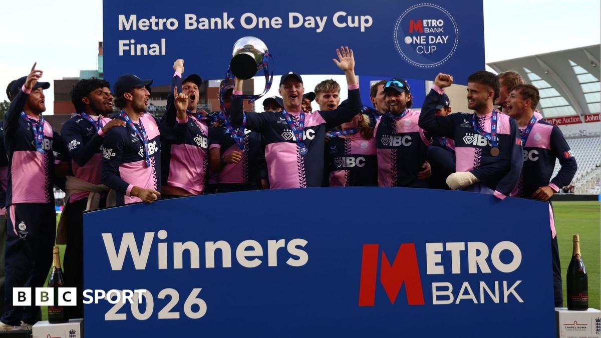 One-Day Cup final: Middlesex beat Leicestershire by 31 runs