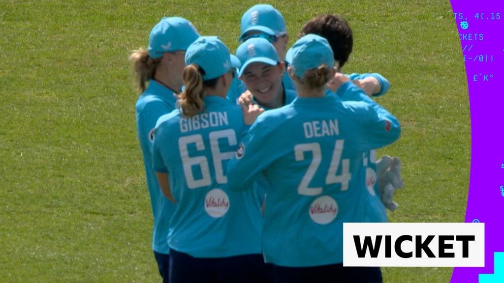England v Ireland First ODI: Alice Capsey takes brilliant catch on wicketkeeper debut to remove Alice Tector