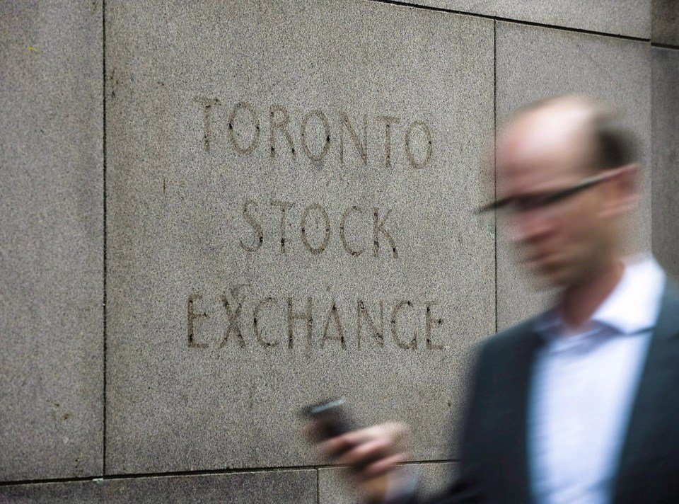 S&P/TSX composite finishes slightly lower, U.S. stock markets also negative