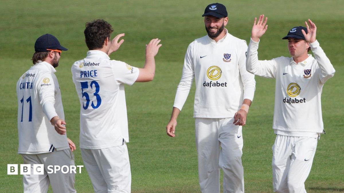County Championship: Sussex end season with win at relegated Hampshire