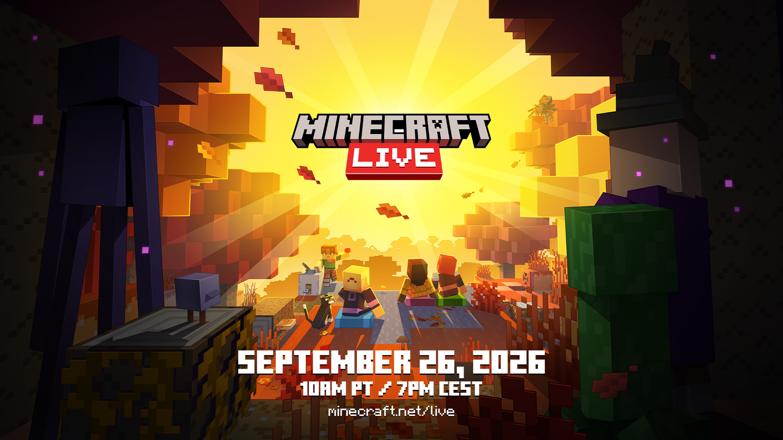 Minecraft LIVE Returns This Saturday
