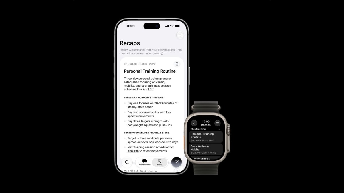 Apple Watch’s new feature listens to your chats and recaps them