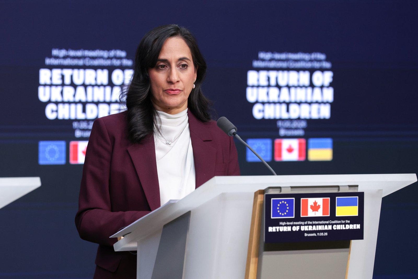 Anand hosts conference on returning Ukrainian children abducted by Russia