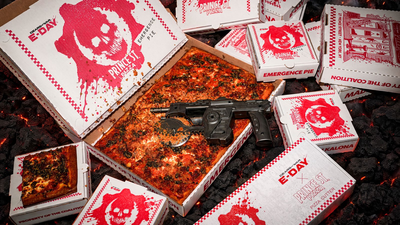 Gears of War: E-Day and XBOX Unleash “The Emergence Pie” with Prince St. Pizza
