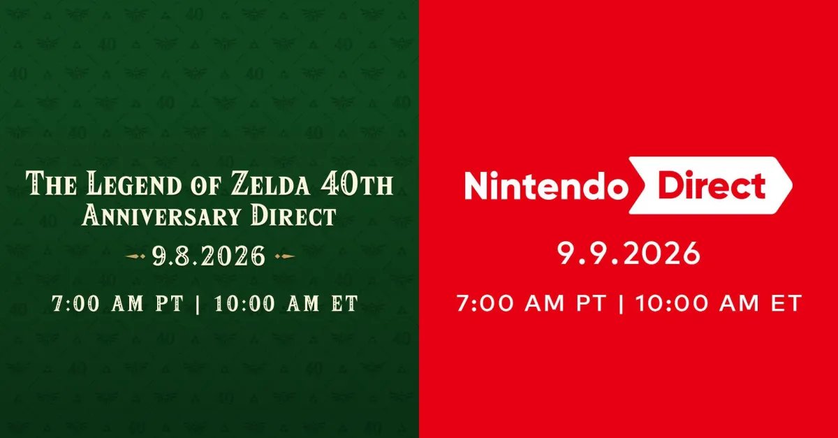 Nintendo’s next two Direct events are both happening next week