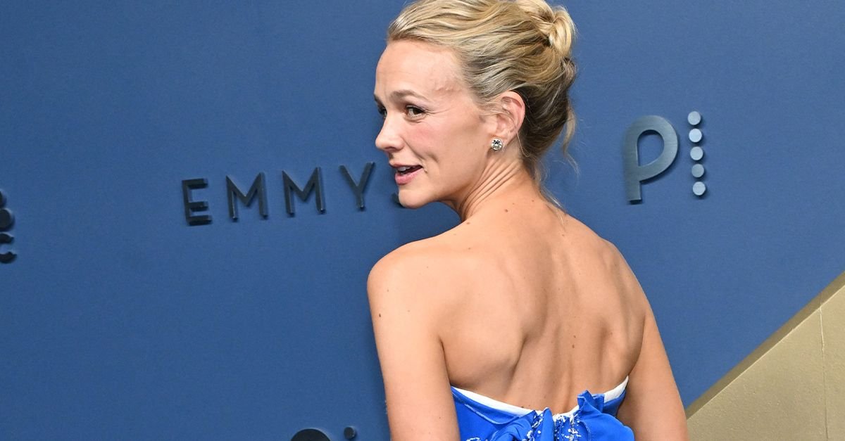 Carey Mulligan Attends the 2026 Emmy Awards in The Row