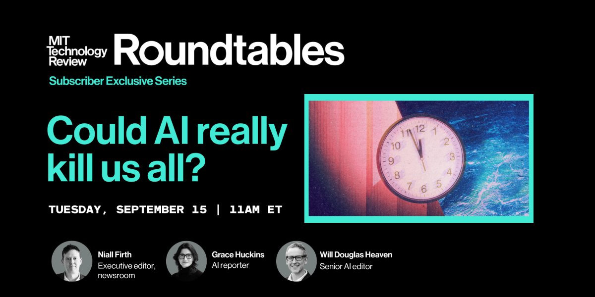 Roundtables: Could AI really kill us all?