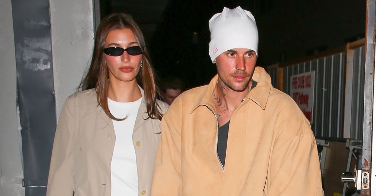 Hailey and Iris Ditched Jeans For Chicer Satin Trousers