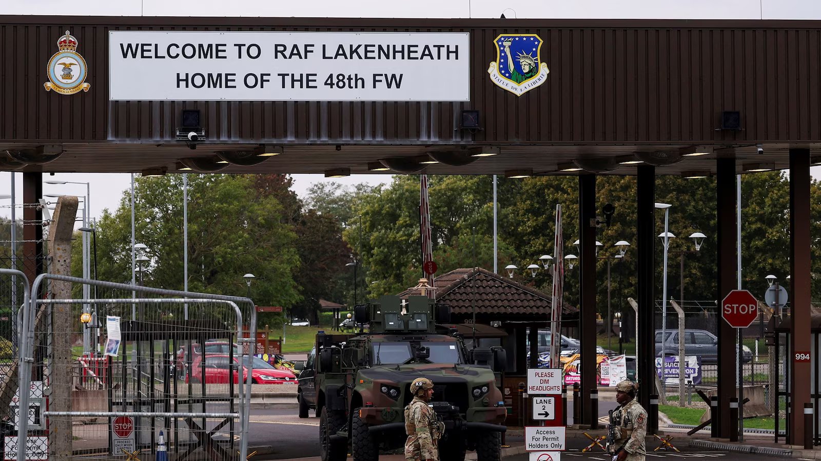 UK air base latest: Suspects arrested on terror charges released on bail, police say