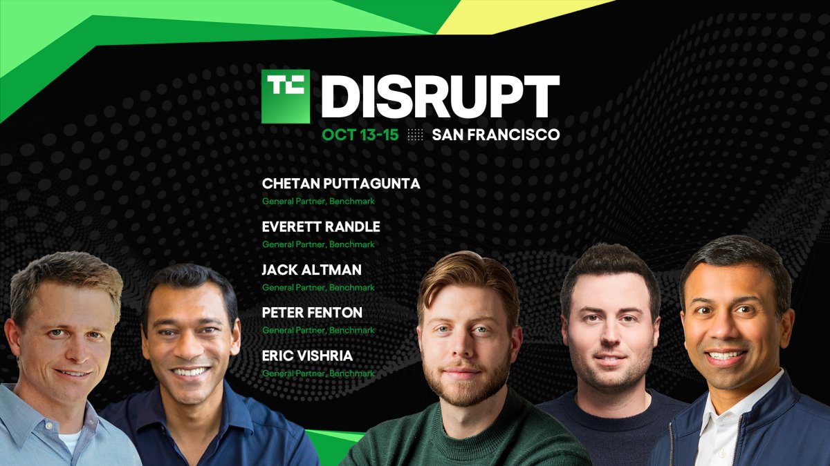 Benchmark’s full partnership joins the main stage at Disrupt 2026