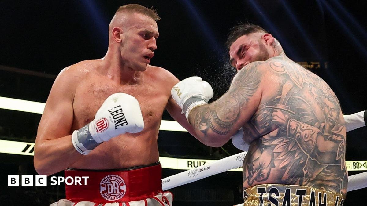 Andy Ruiz Jr: Ex-world champion loses to Poland’s Damian Knyba